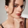 Sterling Silver Pearl Earrings