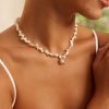 Sterling Silver Pearl Necklace