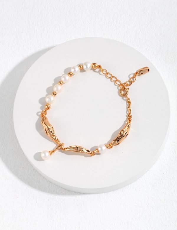 Sterling Silver Pearl Bracelet