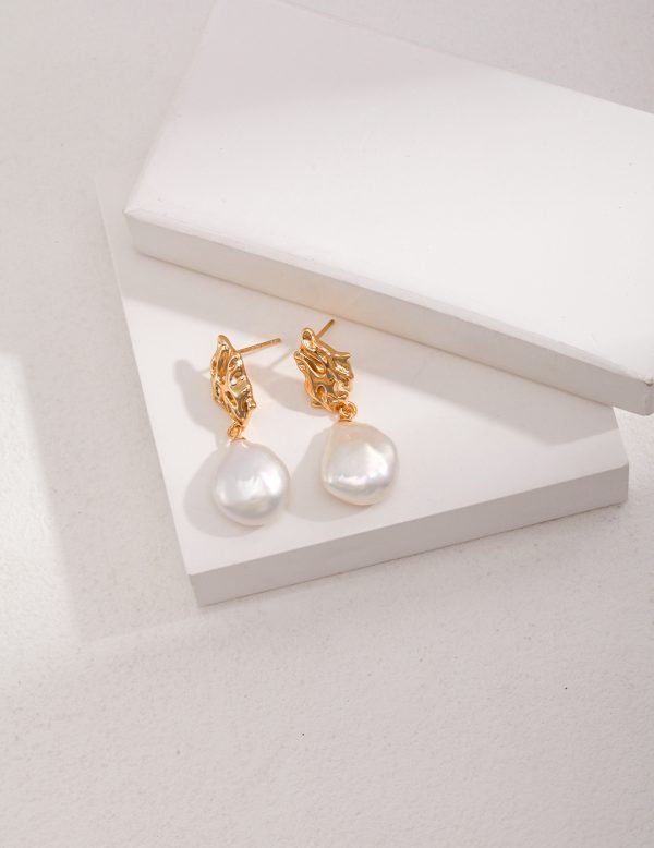 Sterling Silver Pearl Earrings