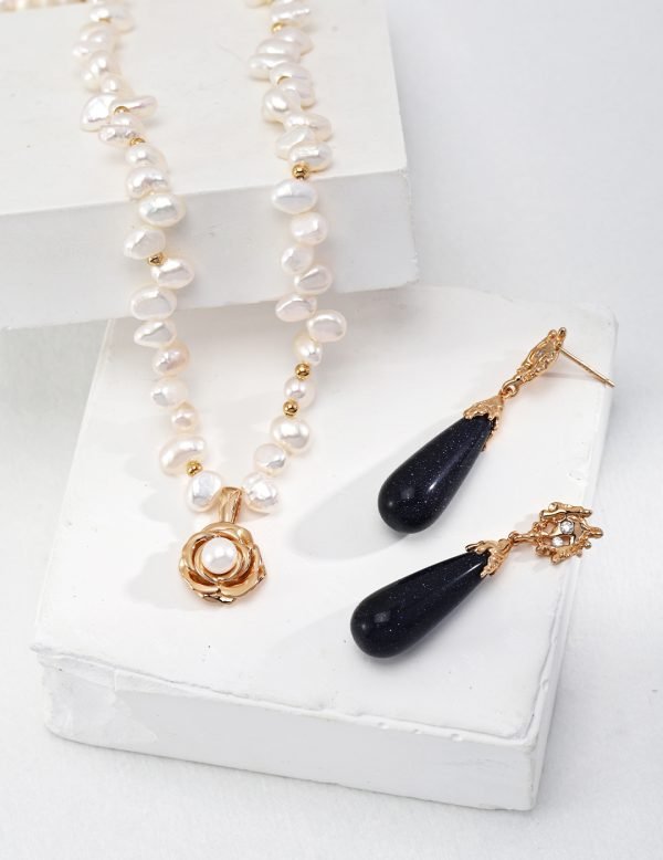 Sterling Silver Pearl Necklace