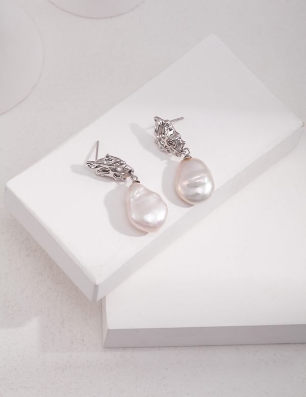 Sterling Silver Pearl Earrings