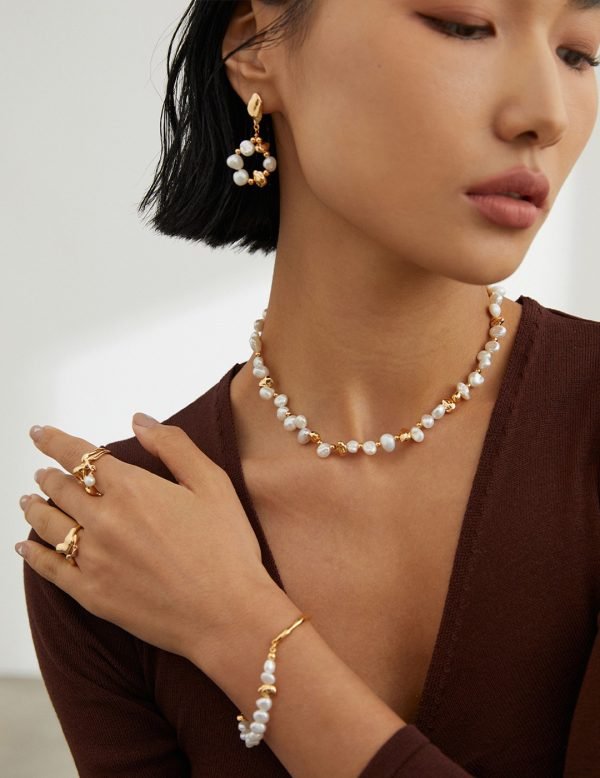 Sterling Silver Pearl Bracelet