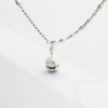 Sterling Silver Baroque Pearl Necklace
