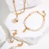 Sterling Silver Baroque Pearl Necklace