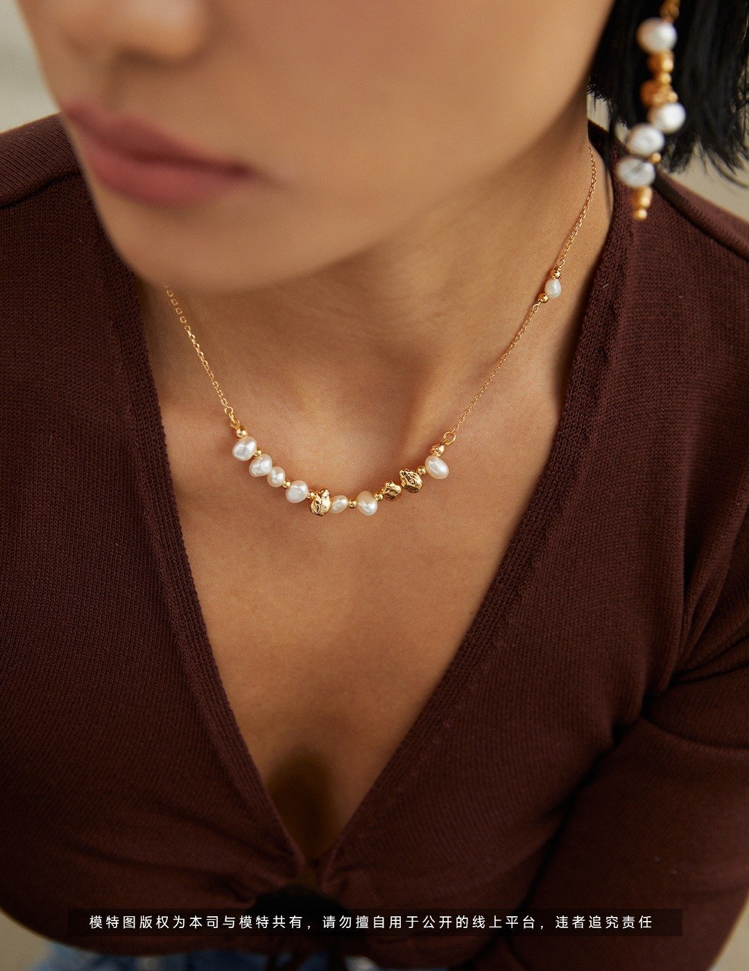 Akoya Sterling Silver Pearl Necklace