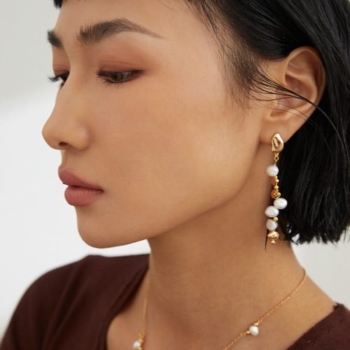 Sterling Silver Pearl Earrings