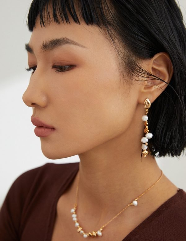 Sterling Silver Pearl Earrings