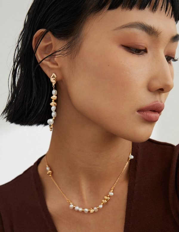 Sterling Silver Pearl Earrings
