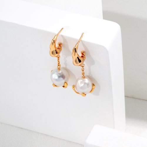 Sterling Silver Pearl Earrings