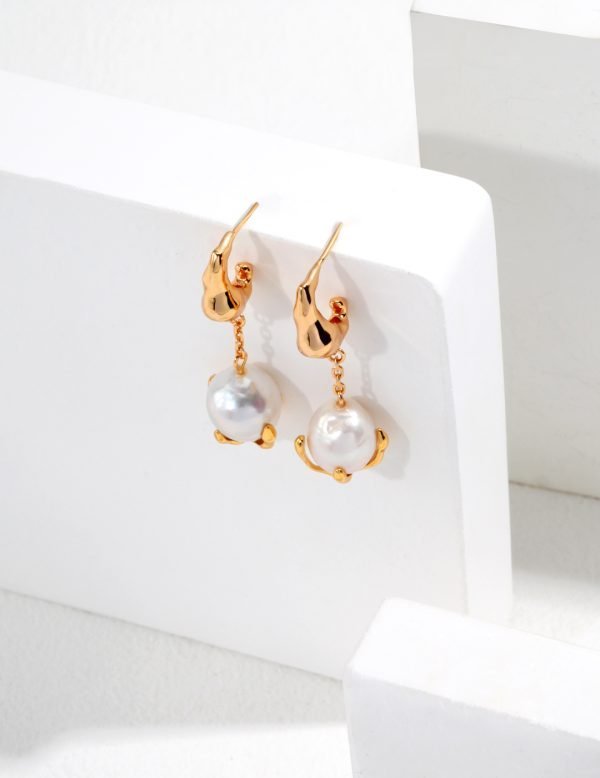 Sterling Silver Pearl Earrings