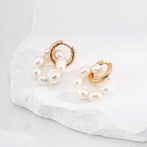 Sterling Silver Pearl Earrings