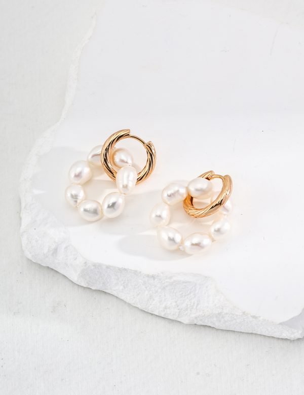 Sterling Silver Pearl Earrings