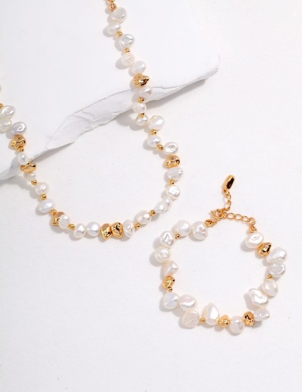 Sterling Silver Pearl Bracelet