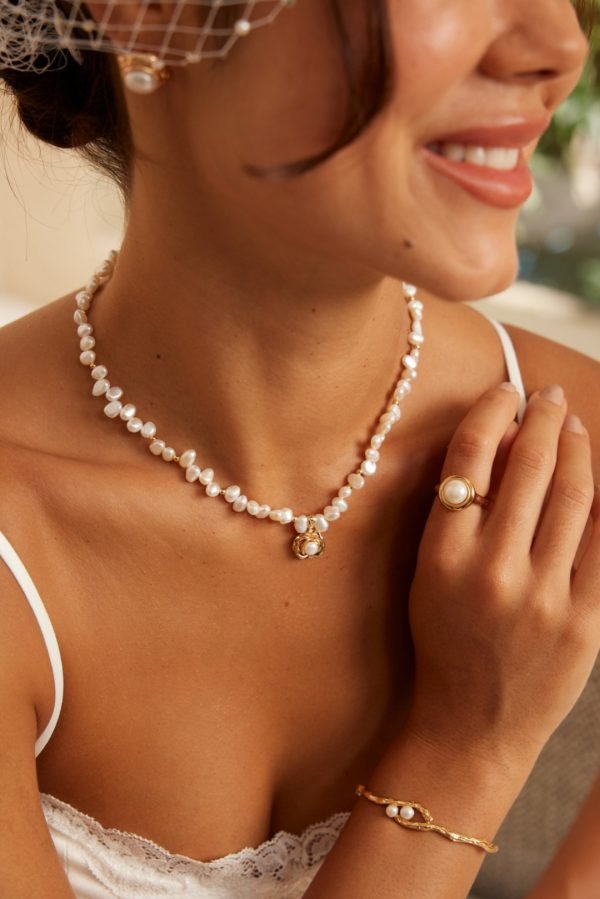 Sterling Silver Pearl Ring