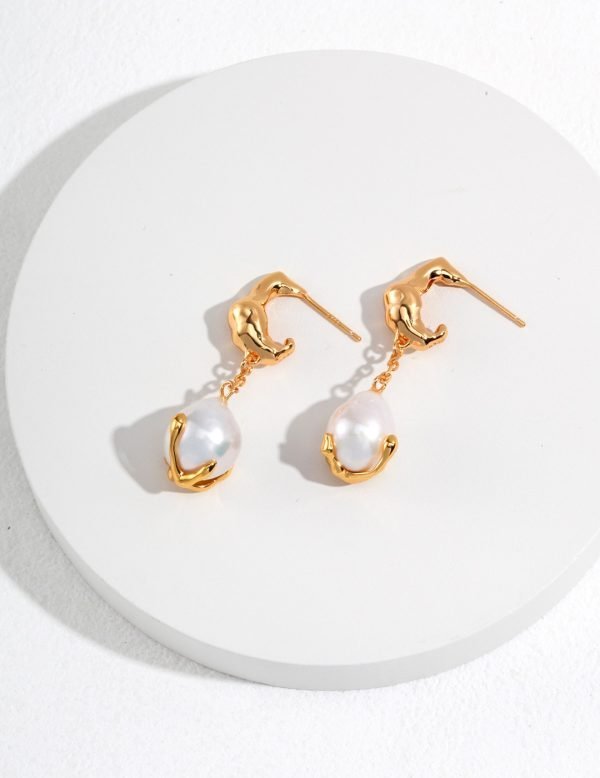 Sterling Silver Pearl Earrings