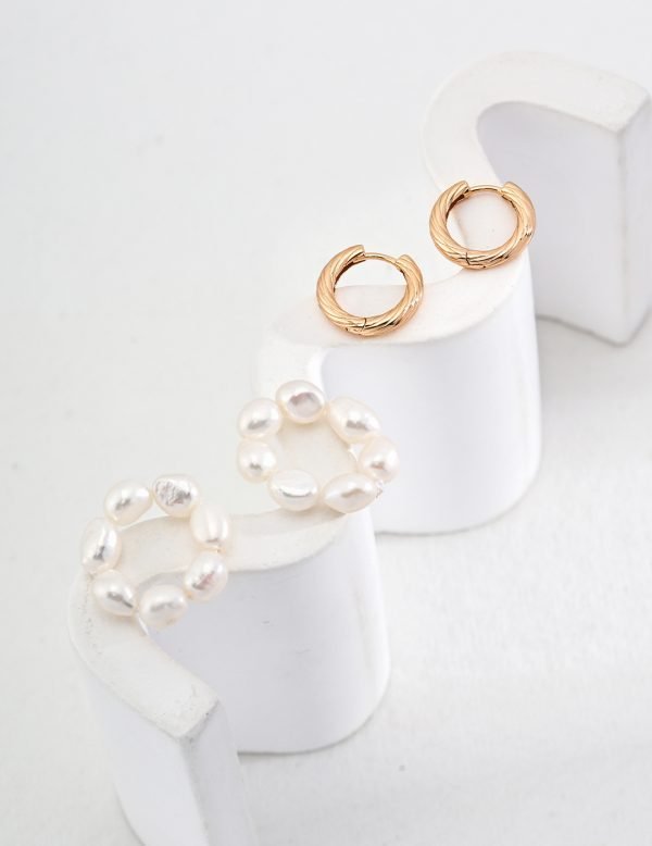 Sterling Silver Pearl Earrings