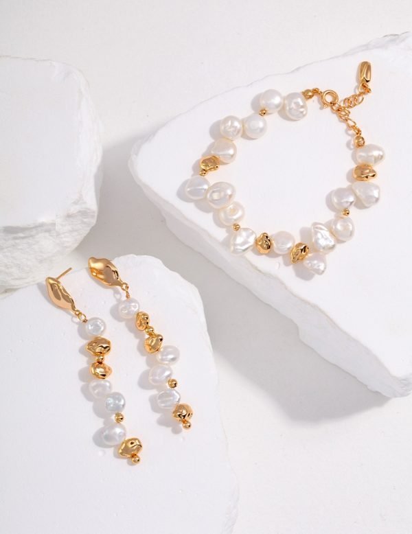 Sterling Silver Pearl Bracelet