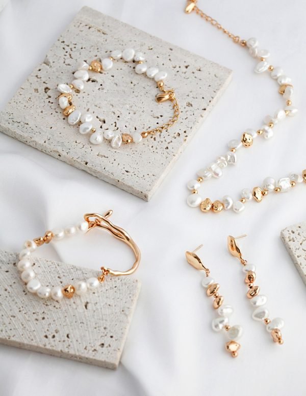 Sterling Silver Pearl Bracelet