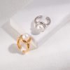 Sterling Silver Pearl Ring
