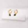 Sterling Silver Malachite Earrings