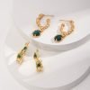 Sterling Silver Malachite Earrings