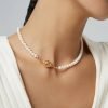 Sterling Silver Pearl Necklace