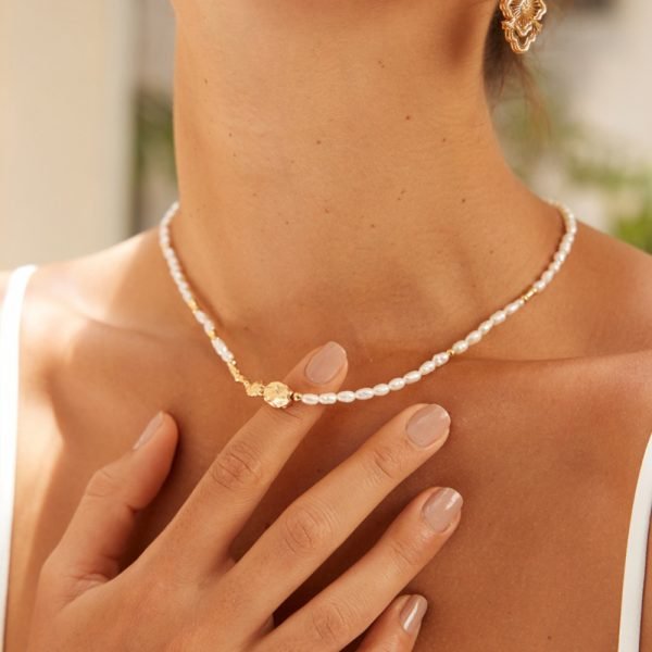 Sterling Silver Pearl Necklace