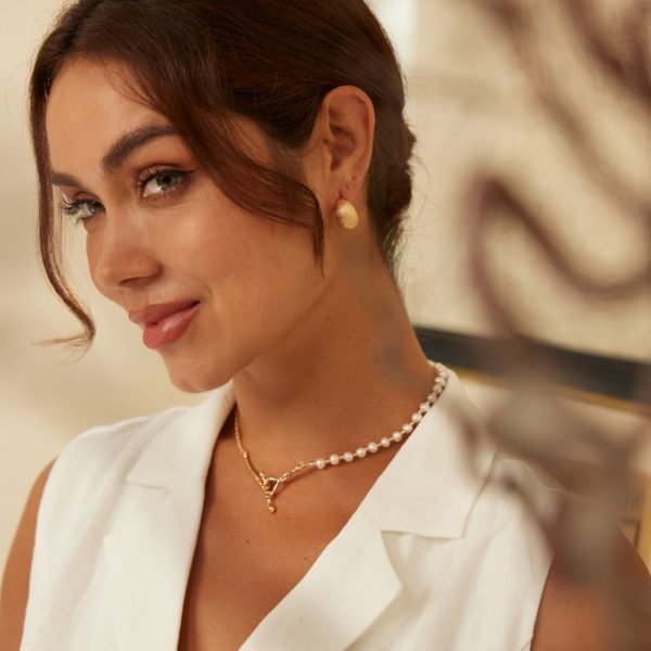 Silver Pearl Necklace