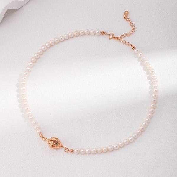 Sterling Silver Pearl Necklace