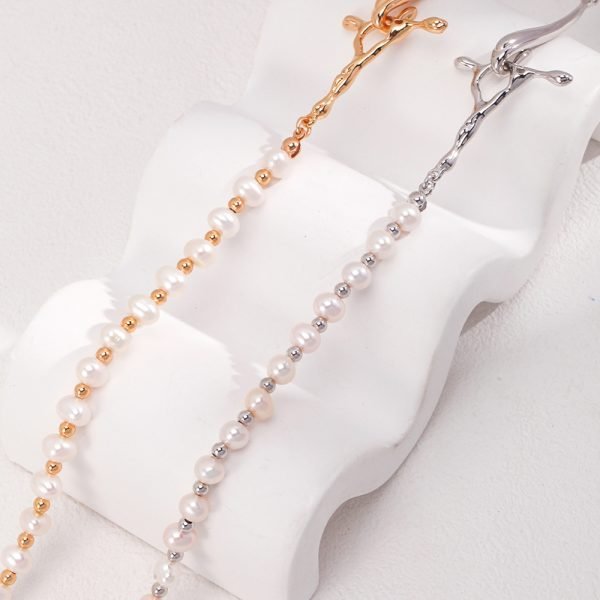 Silver Pearl Necklace
