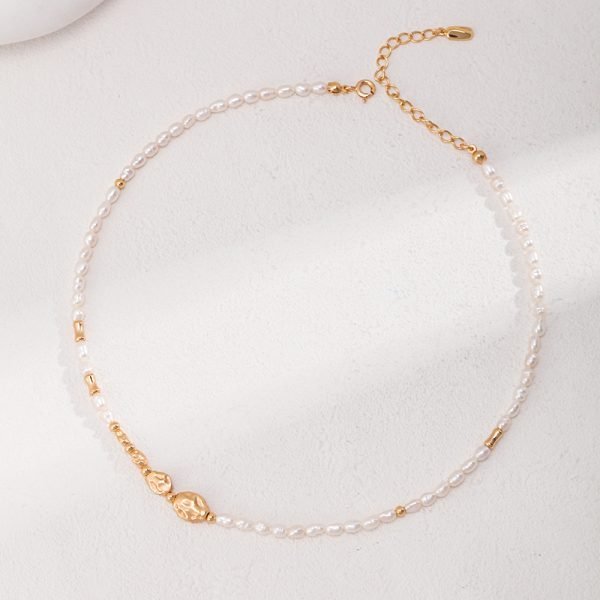 Sterling Silver Pearl Necklace