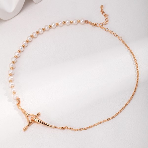 Silver Pearl Necklace