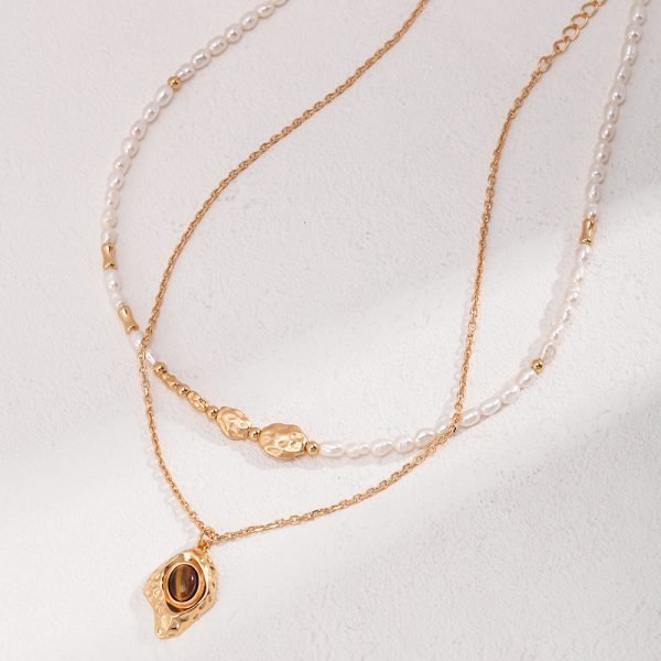 Sterling Silver Pearl Necklace