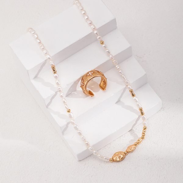 Sterling Silver Pearl Necklace